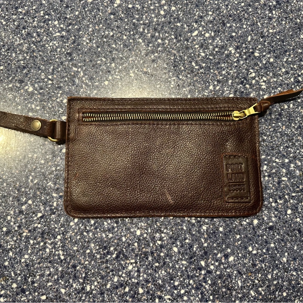 Portland Leather Wristlet